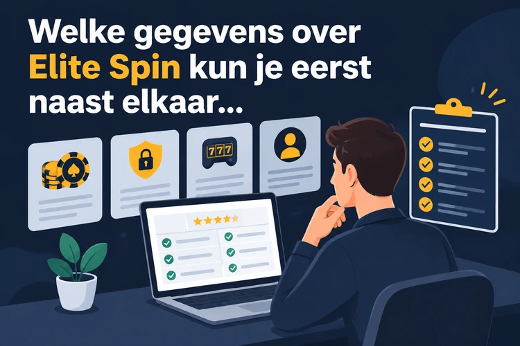 Welke gegevens over Elite Spin kun je eerst naast elkaar leggen?